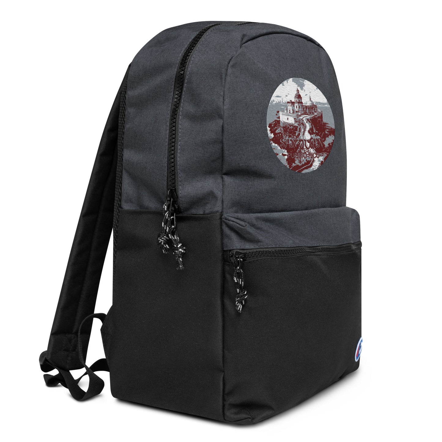 San Juan Puerto Rico Souvenir Embroidered Champion Backpack