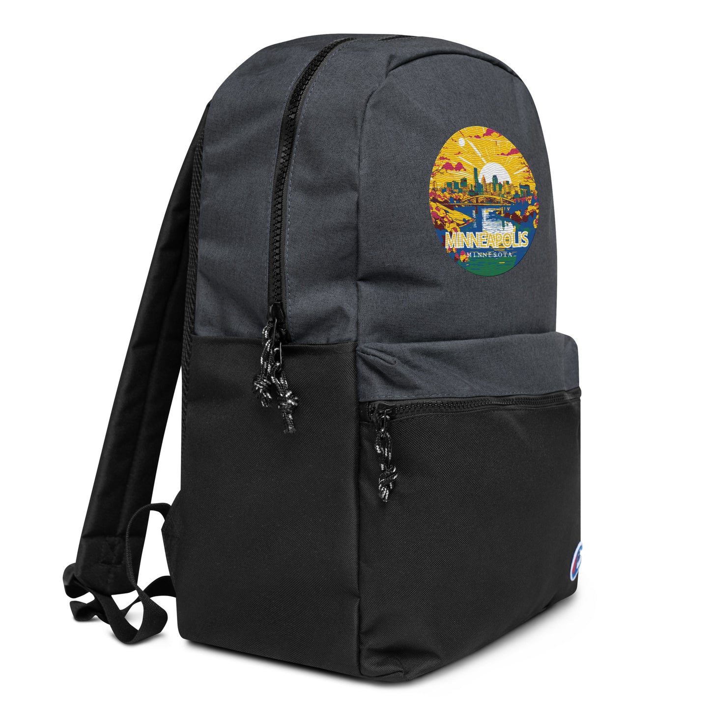 Minneapolis Minnesota Souvenir Embroidered Champion Backpack