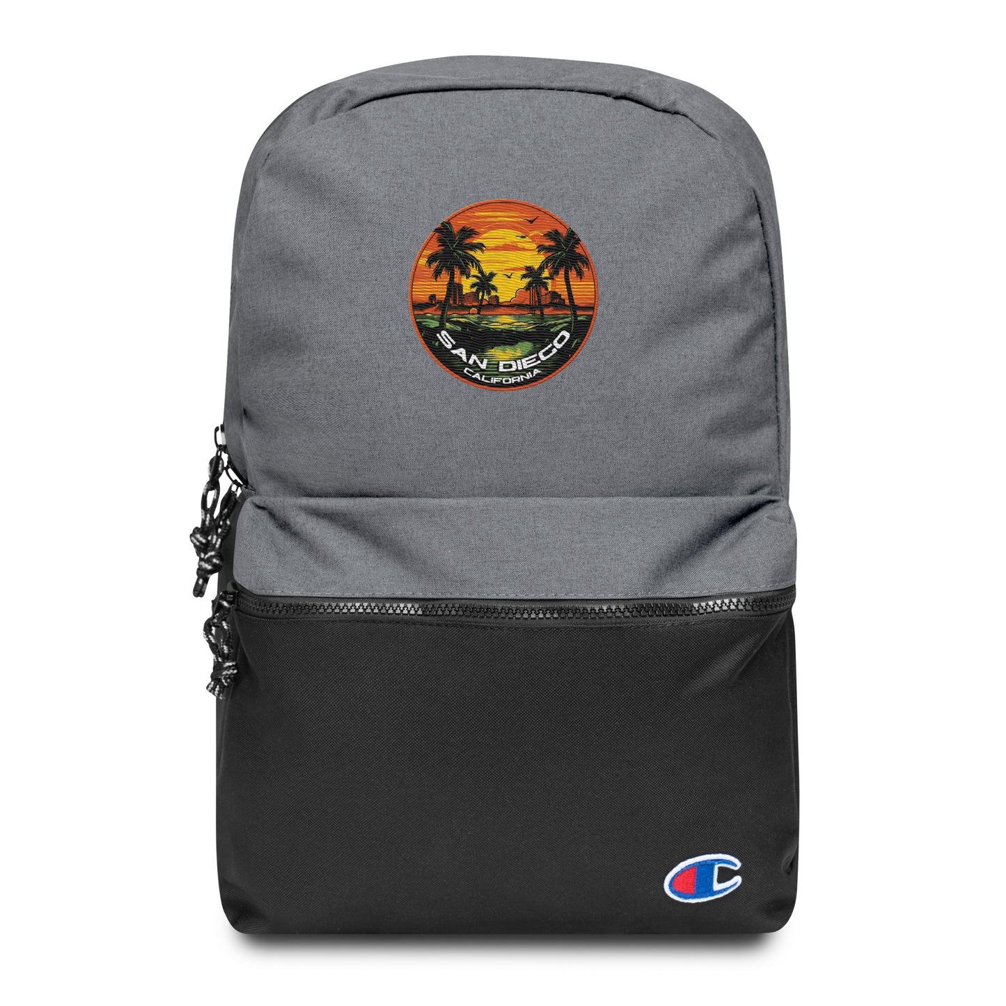 San Diego California Souvenir Embroidered Champion Backpack