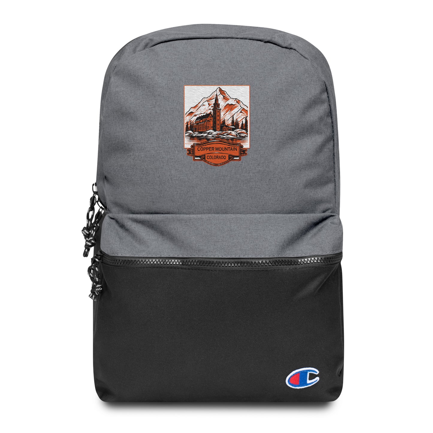 Copper Mountain Colorado Souvenir Embroidered Champion Backpack