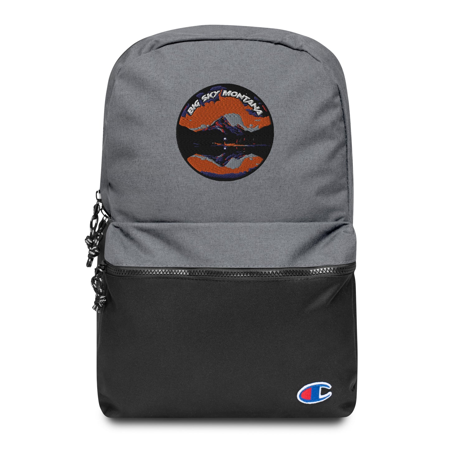 Big Sky Montana Souvenir Embroidered Champion Backpack