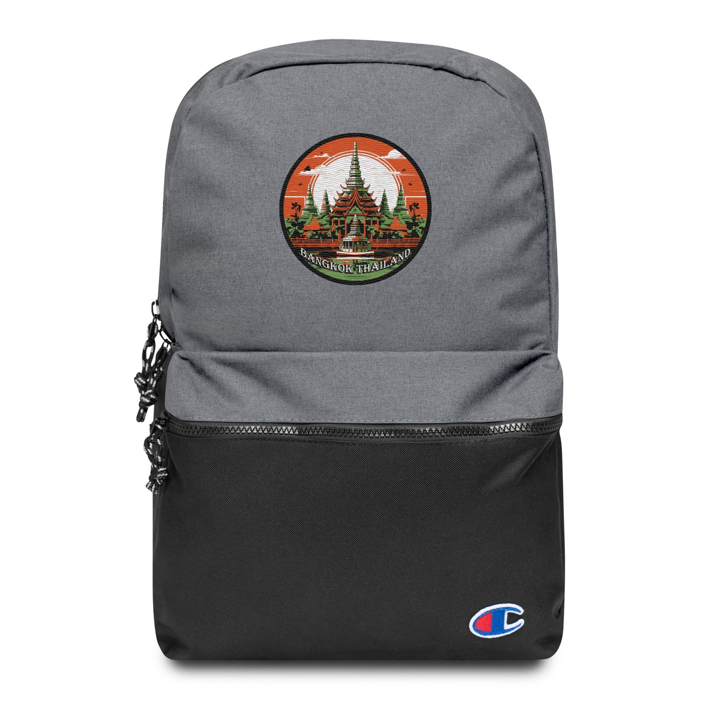 Bangkok Thailand Souvenir Embroidered Champion Backpack