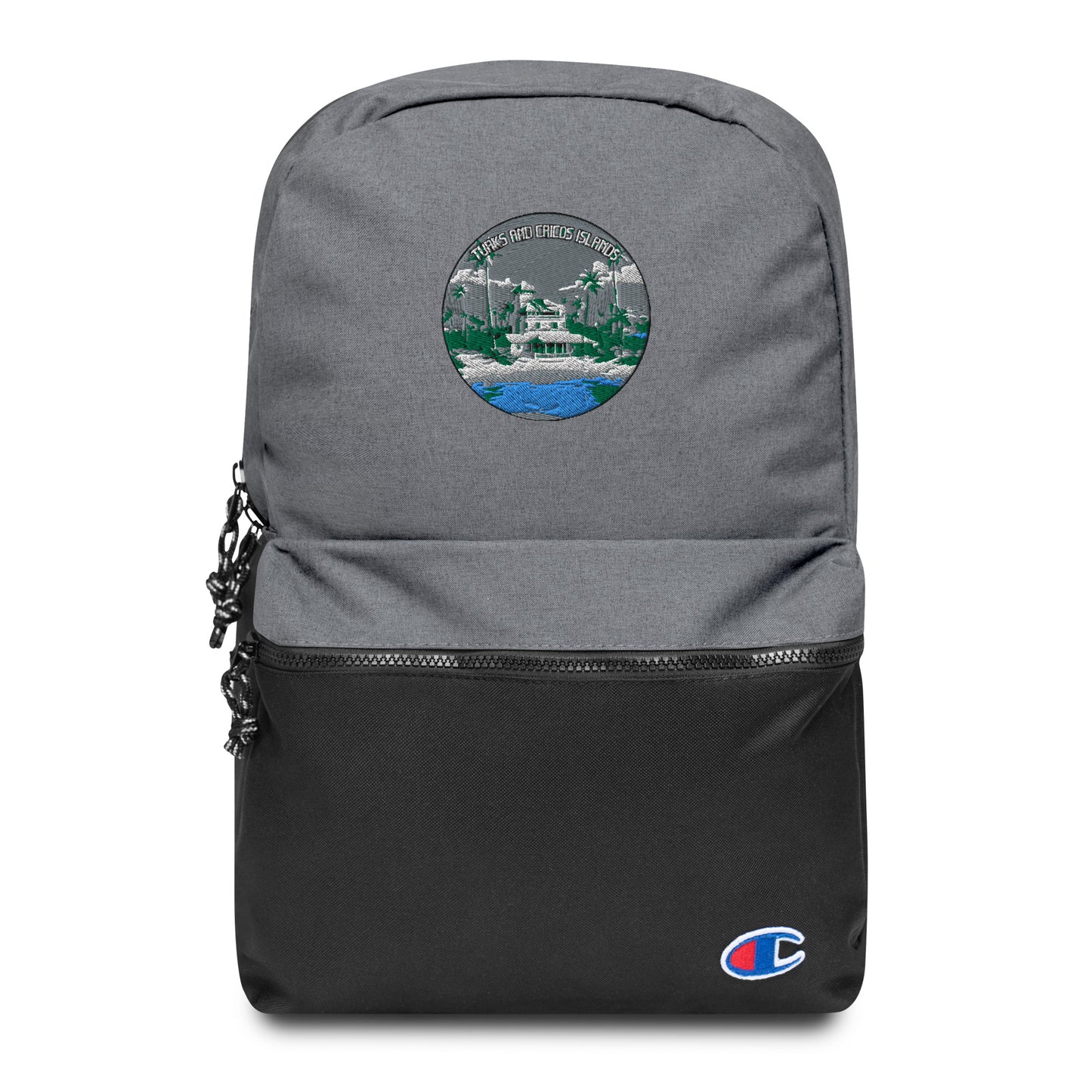 Turks and Caicos Islands Souvenir Embroidered Champion Backpack