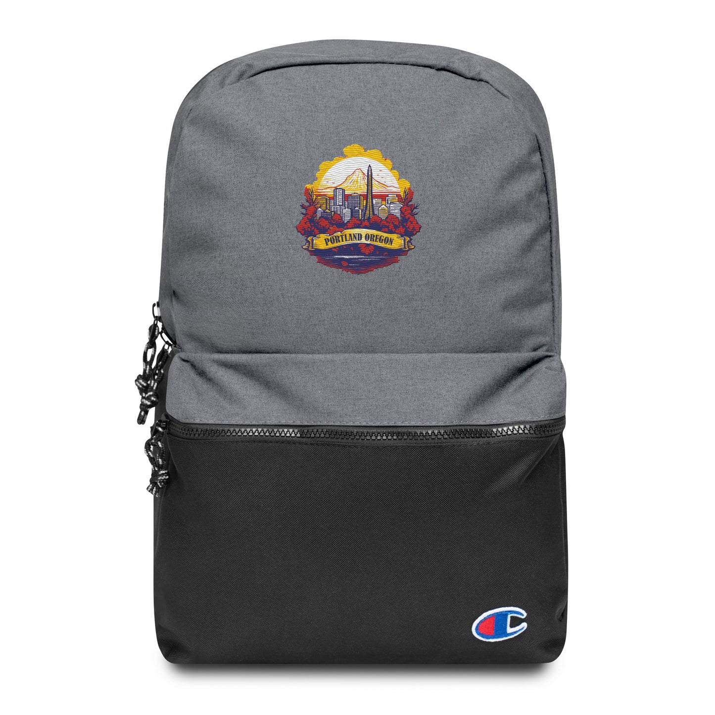 Portland Oregon Souvenir Embroidered Champion Backpack