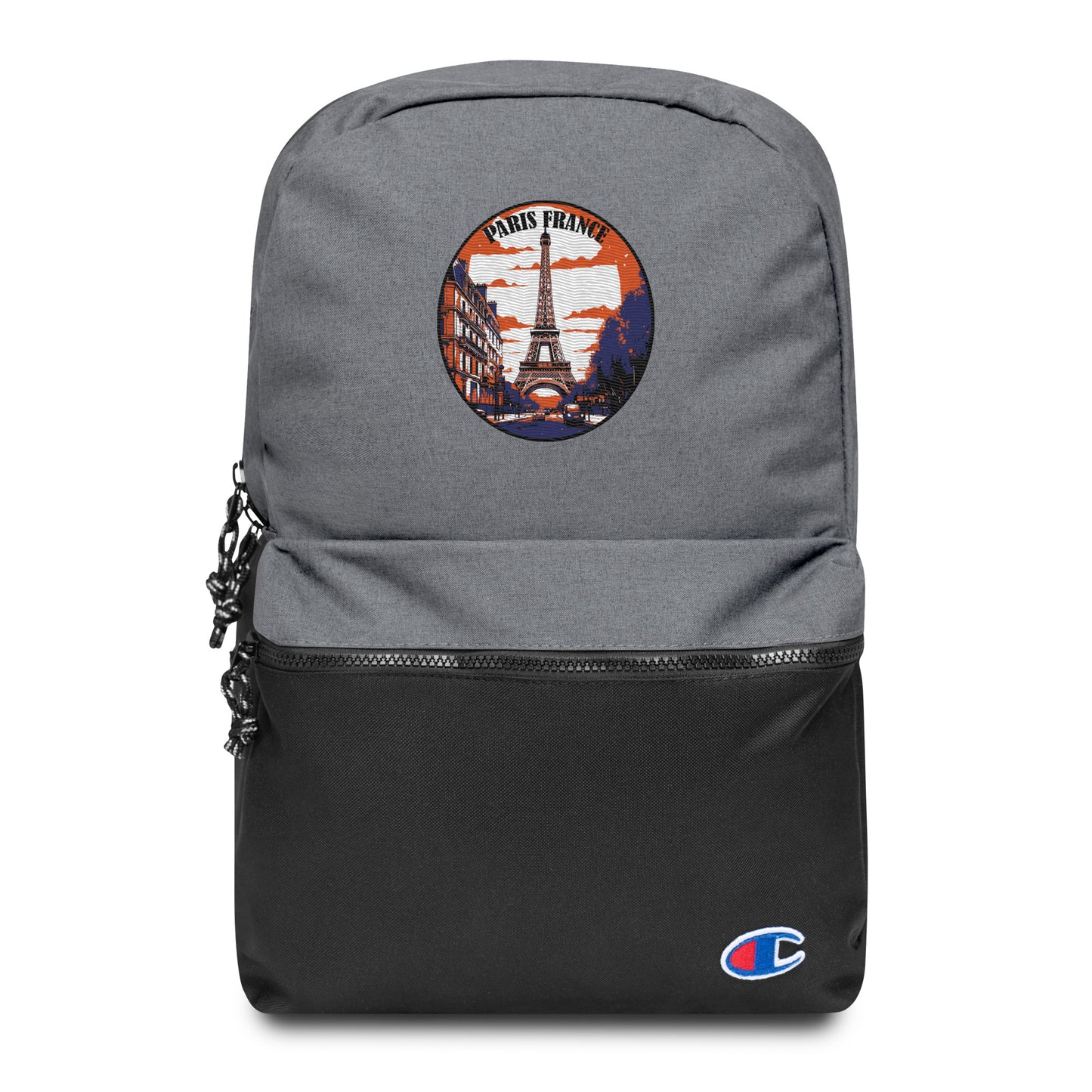 Paris France Souvenir Embroidered Champion Backpack