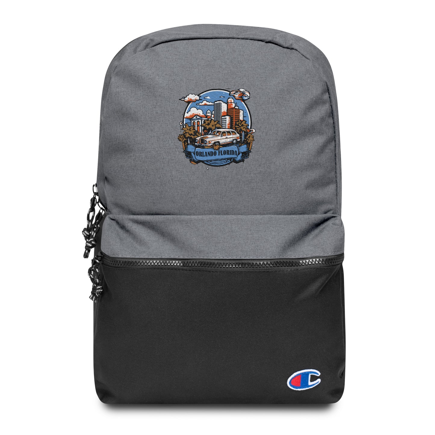 Orlando Florida Souvenir Embroidered Champion Backpack