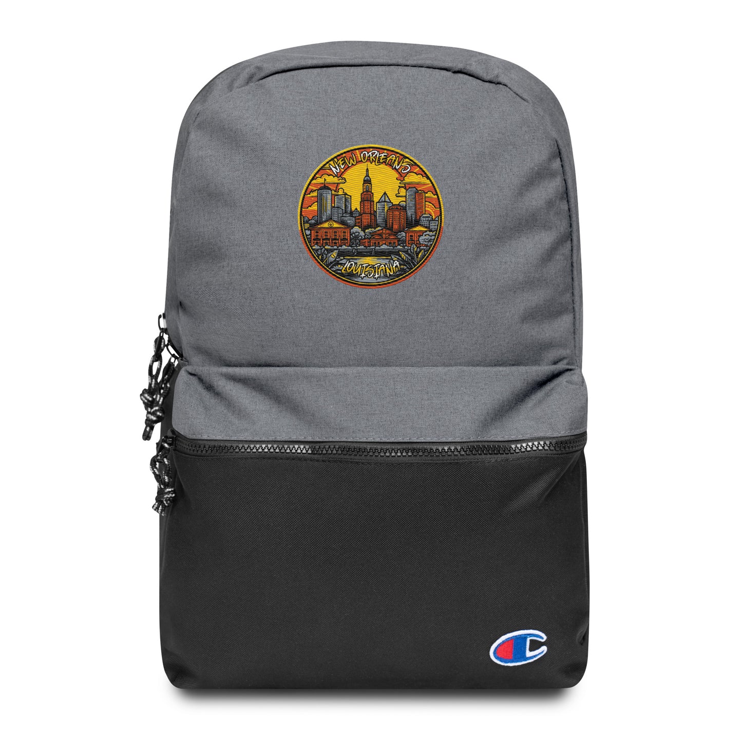 New Orleans Louisiana Souvenir Embroidered Champion Backpack