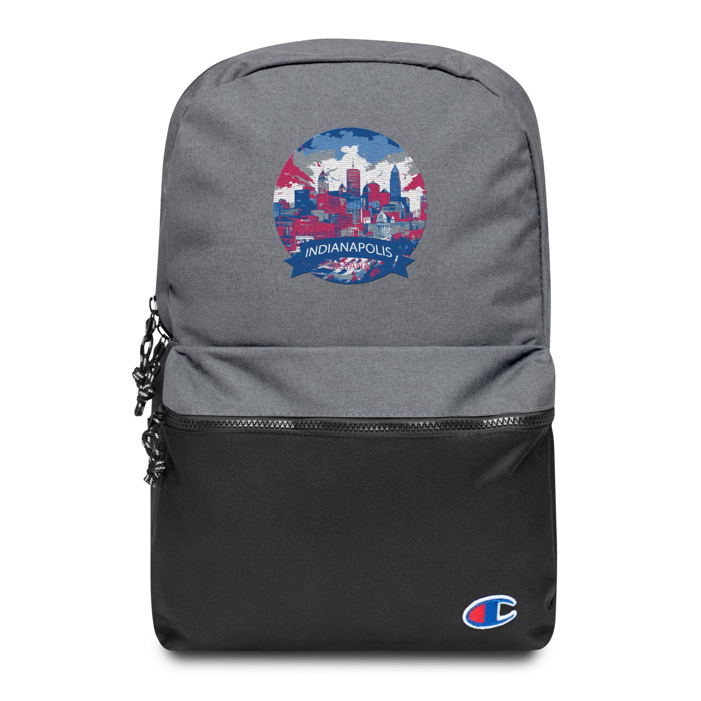 Indianapolis Indiana Souvenir Embroidered Champion Backpack