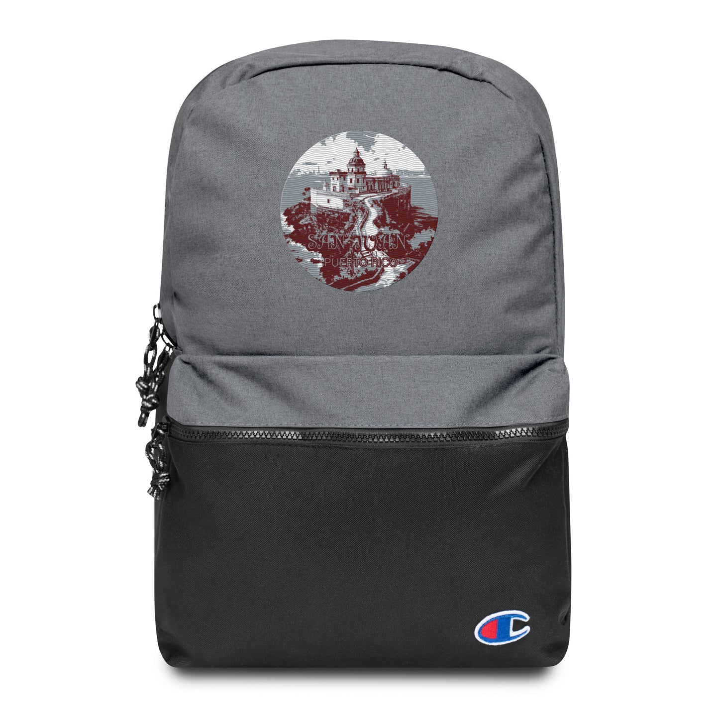 San Juan Puerto Rico Souvenir Embroidered Champion Backpack