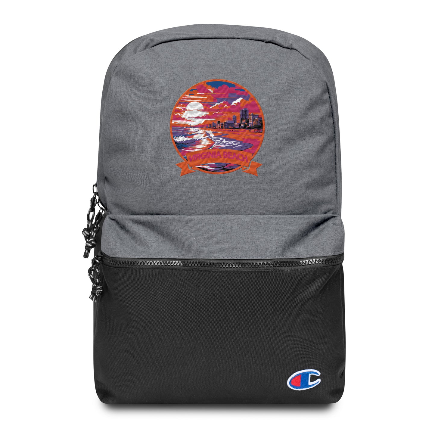 Virginia Beach Virginia Souvenir Embroidered Champion Backpack