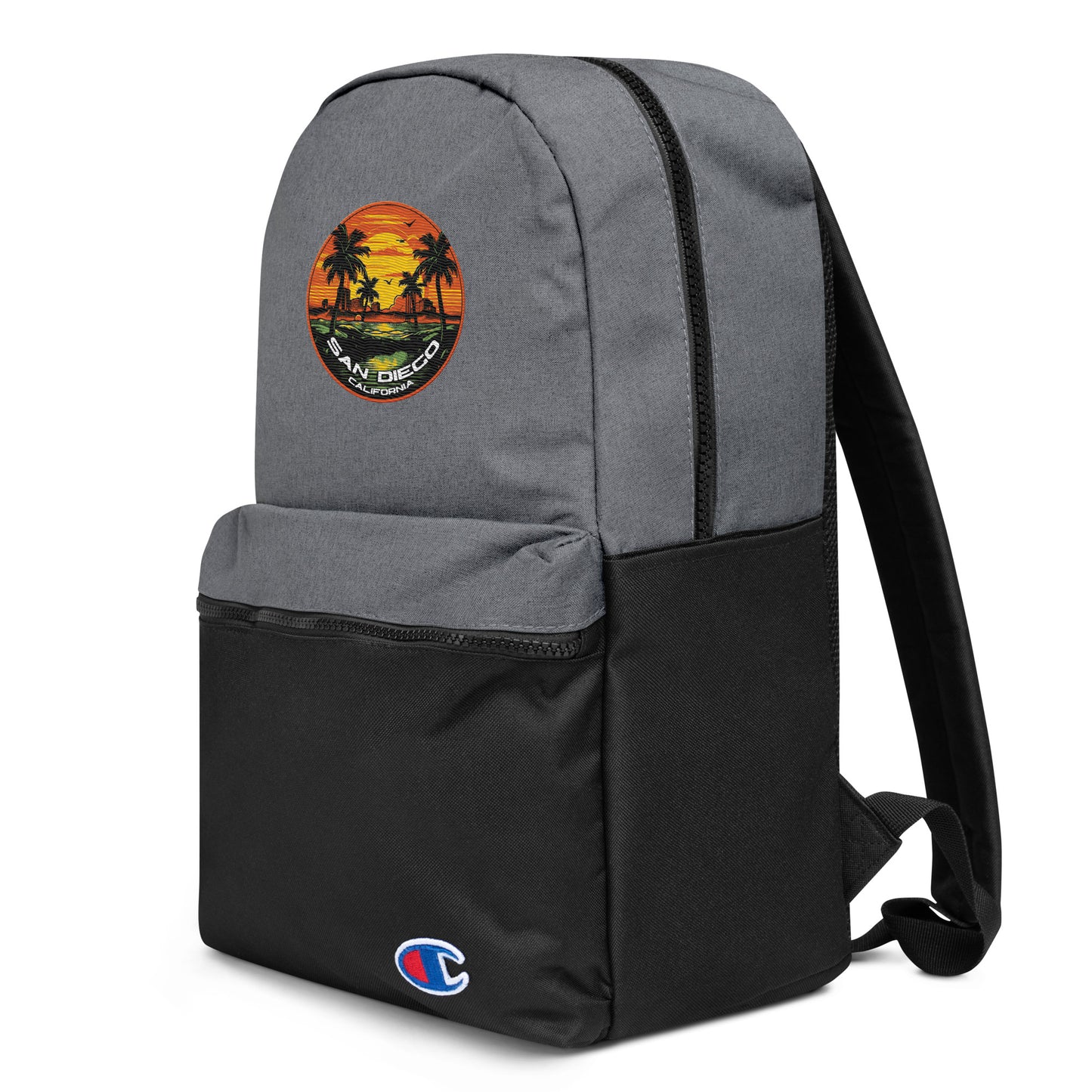 San Diego California Souvenir Embroidered Champion Backpack