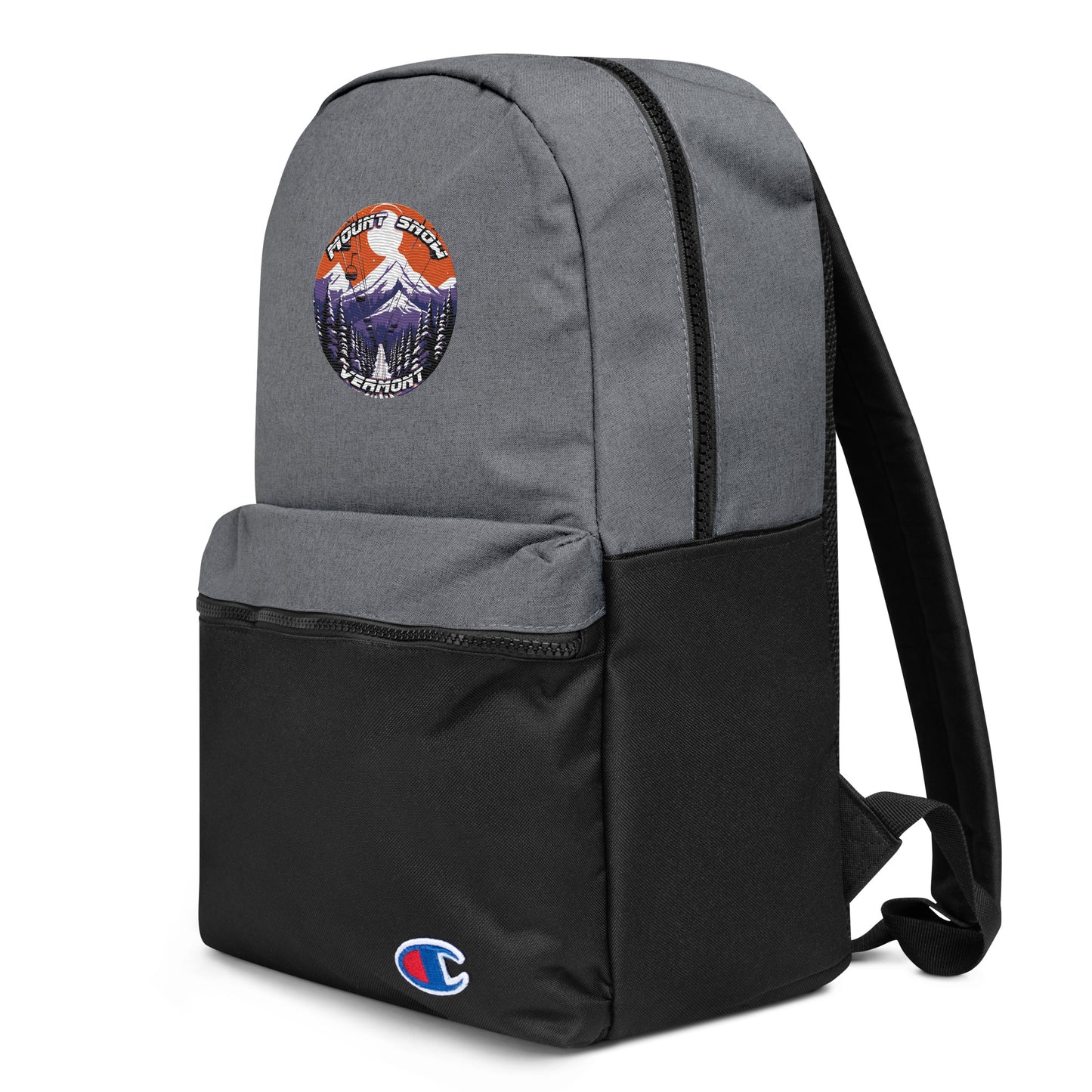 Mount Snow Vermont Souvenir Embroidered Champion Backpack