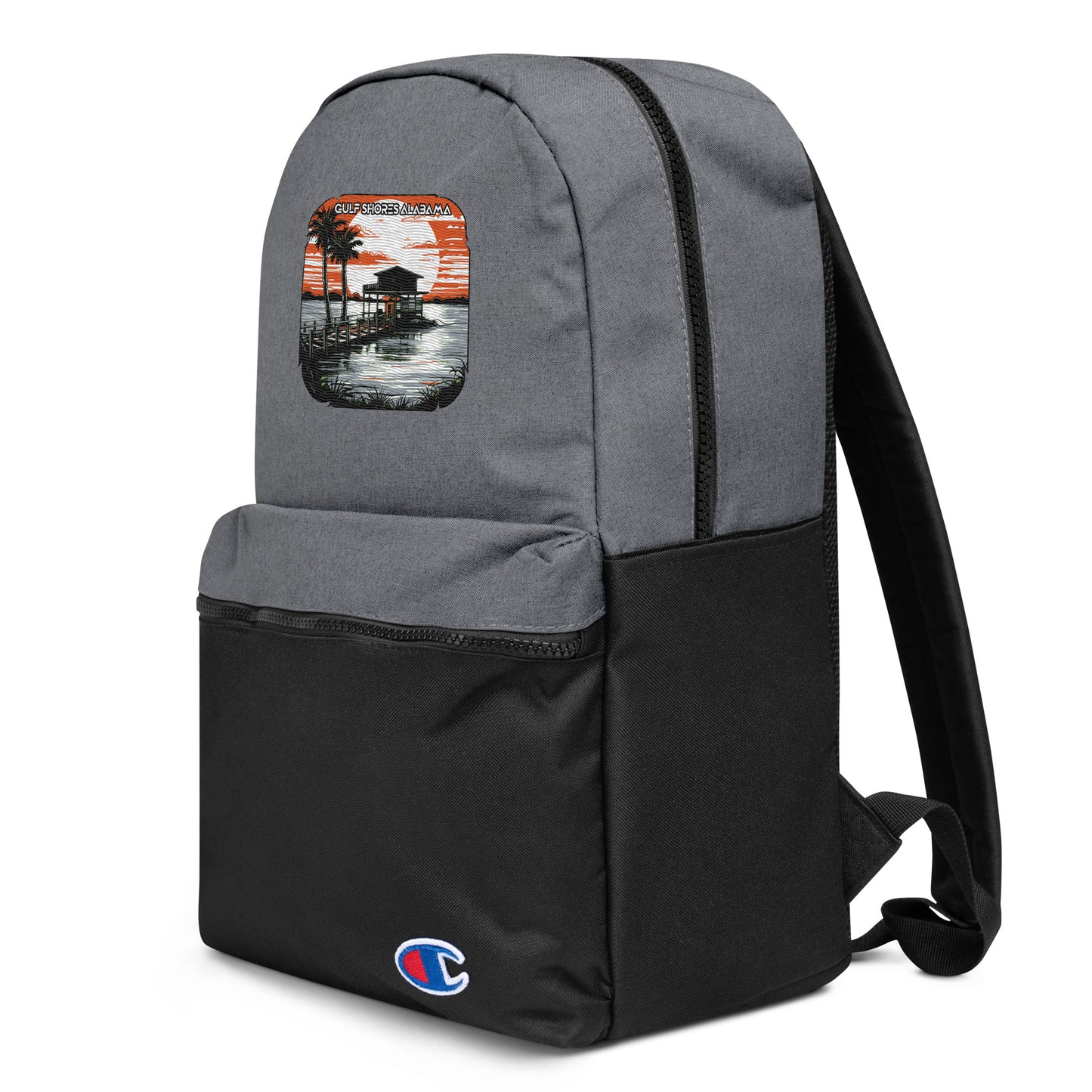 EGulf Shores Alabama Souvenir mbroidered Champion Backpack