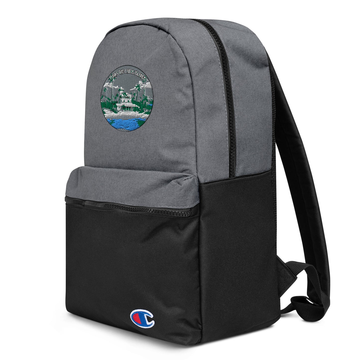 Turks and Caicos Islands Souvenir Embroidered Champion Backpack