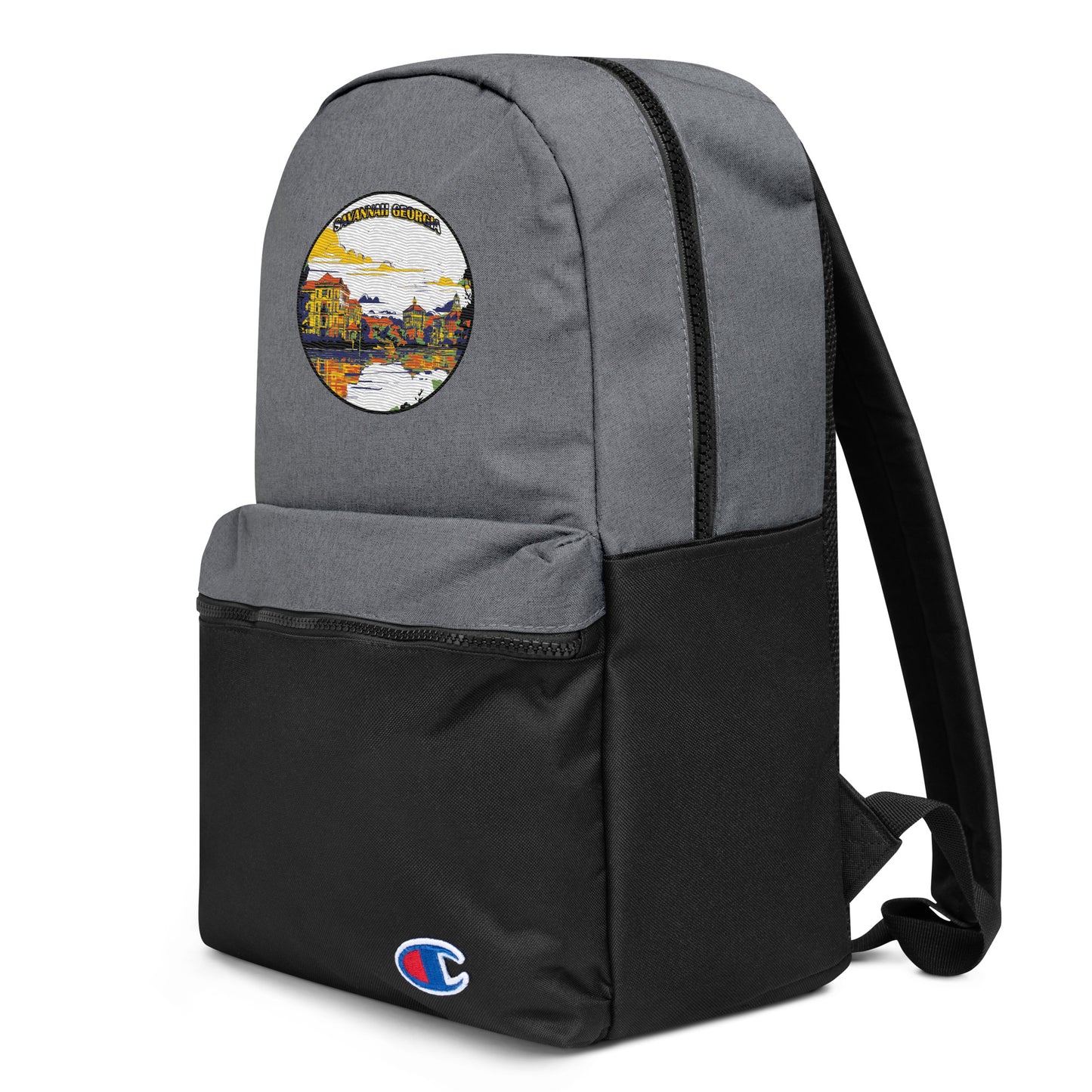 Savannah Georgia Souvenir Embroidered Champion Backpack