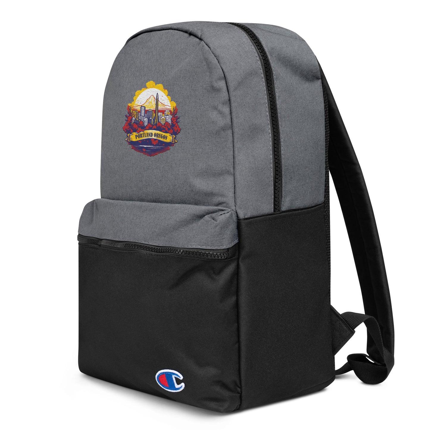 Portland Oregon Souvenir Embroidered Champion Backpack