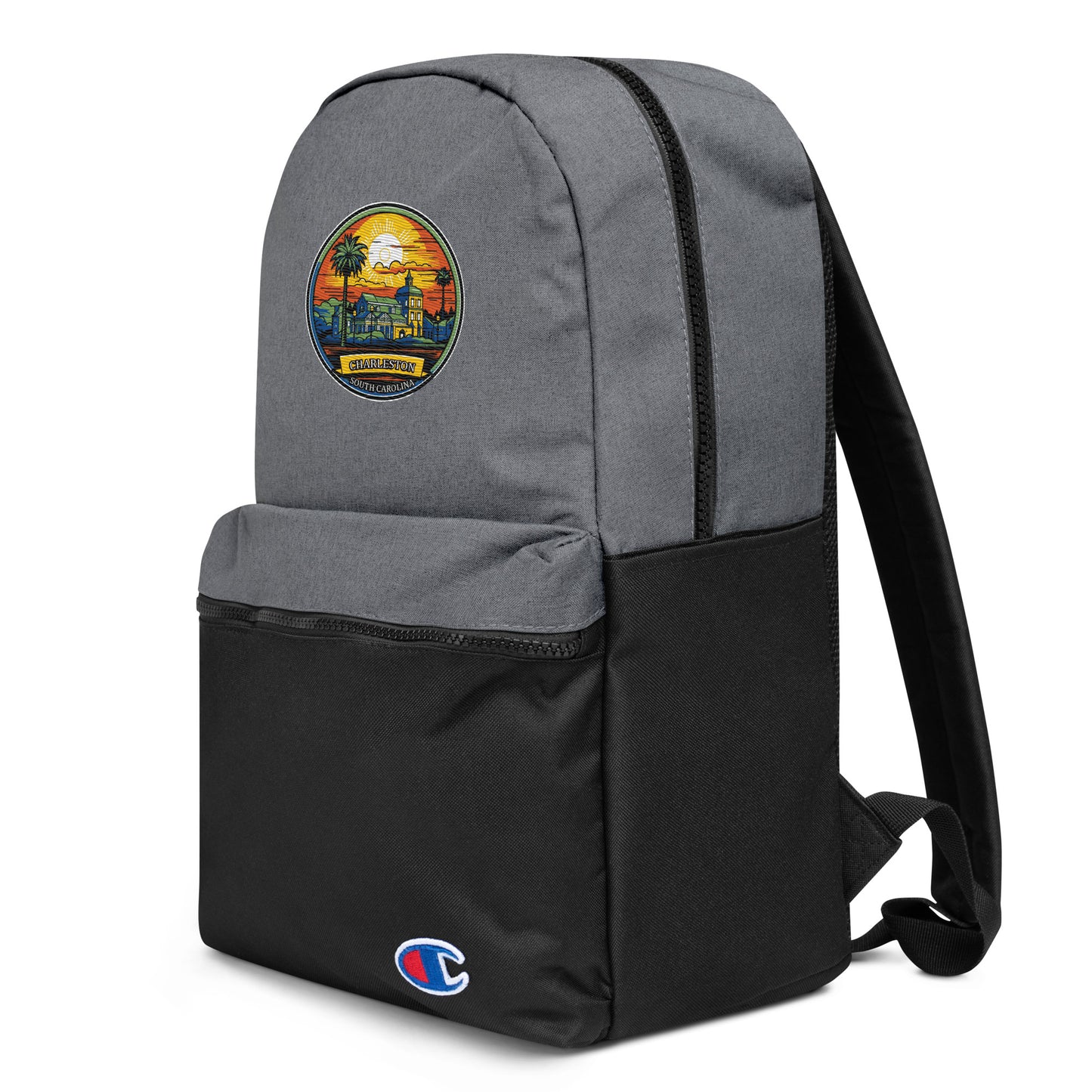 Charleston South Carolina Souvenir Embroidered Champion Backpack