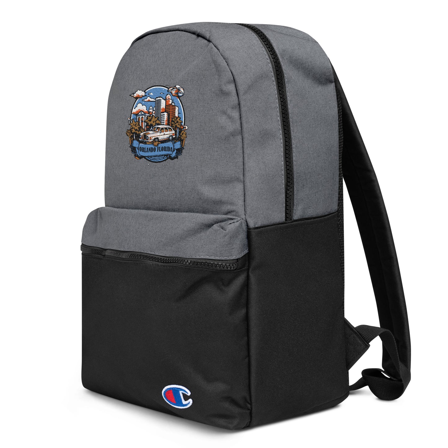 Orlando Florida Souvenir Embroidered Champion Backpack