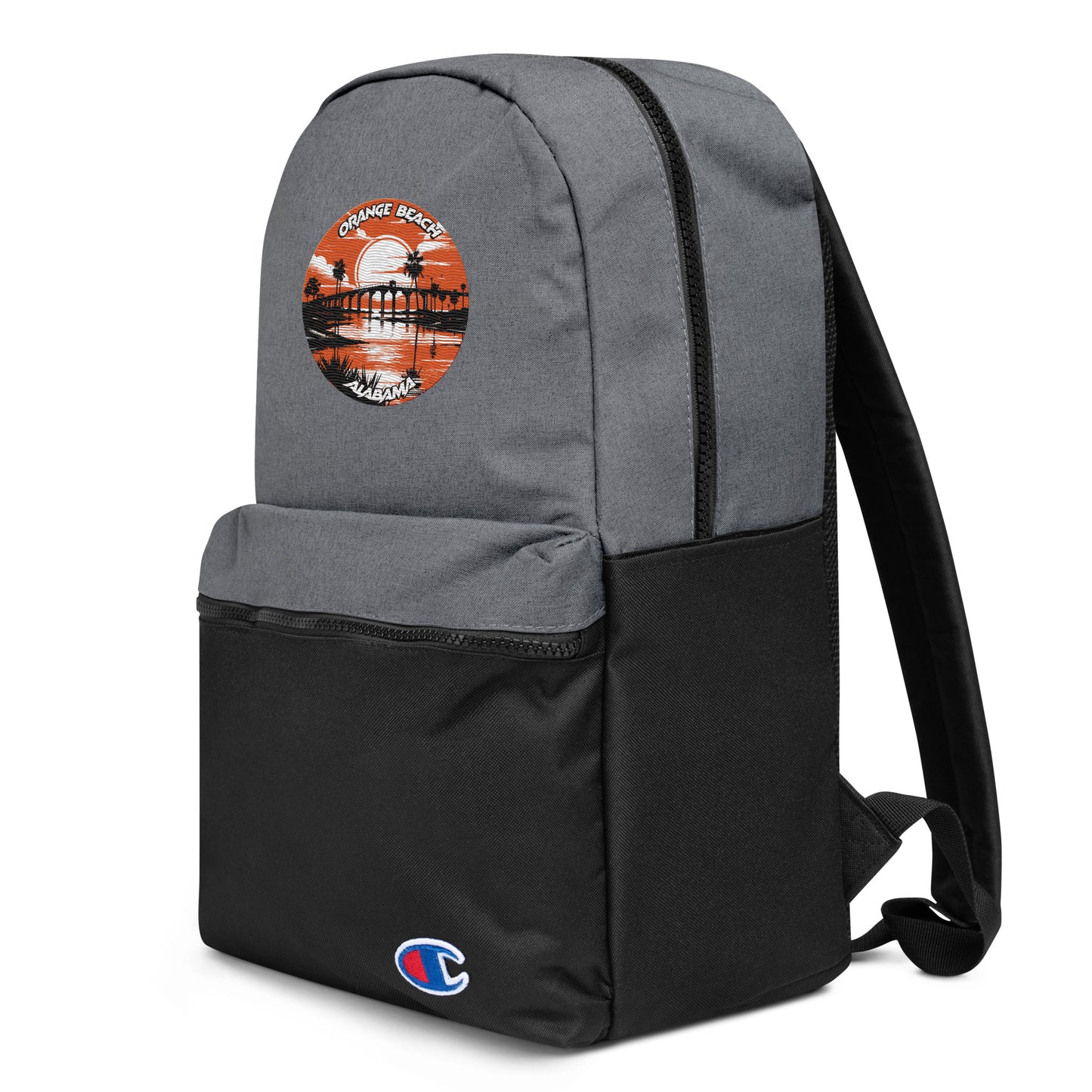 Orange Beach Alabama Souvenir Embroidered Champion Backpack