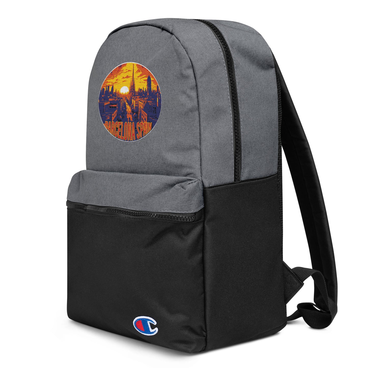 Barcelona Spain Souvenir Embroidered Champion Backpack