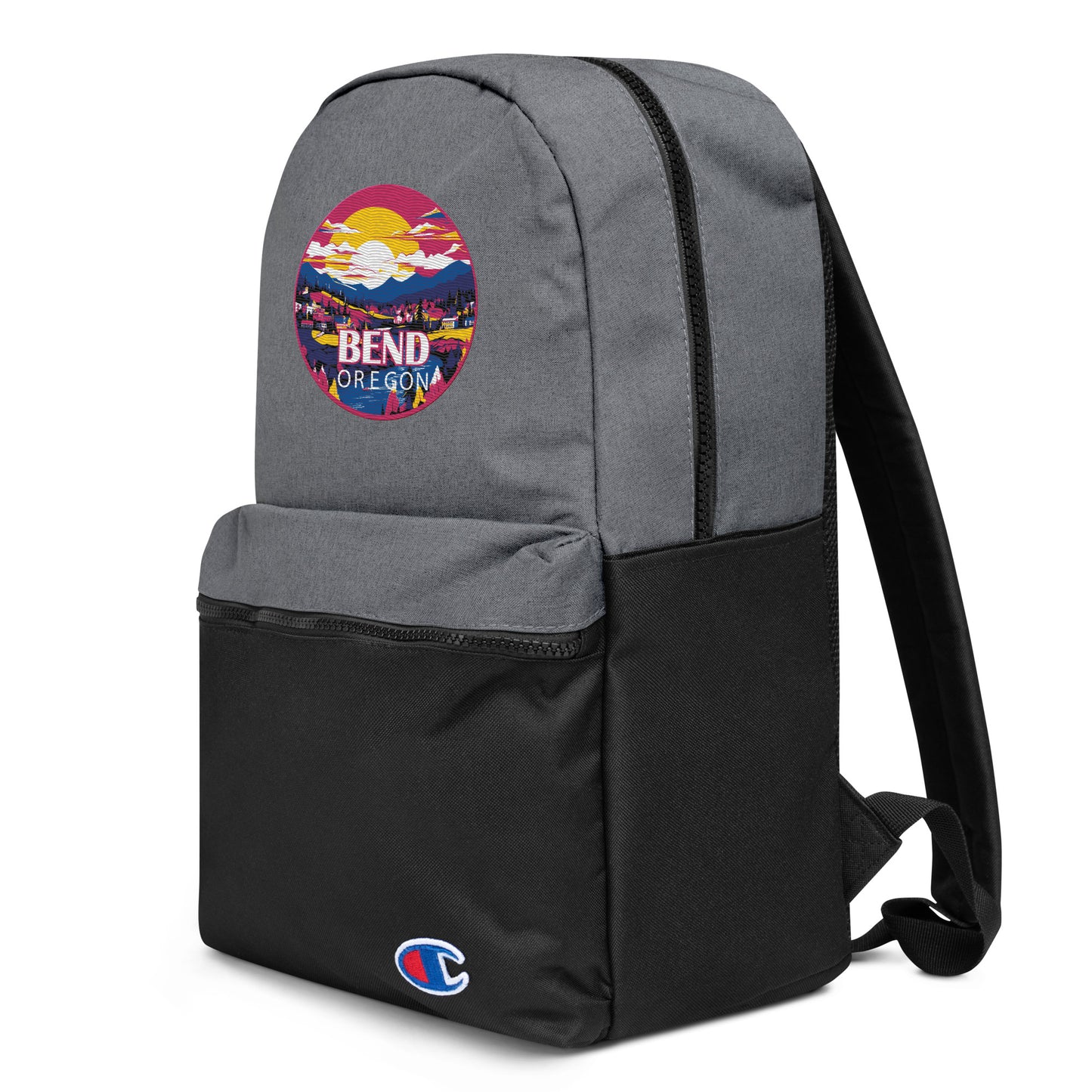 Bend Oregon Souvenir Embroidered Champion Backpack