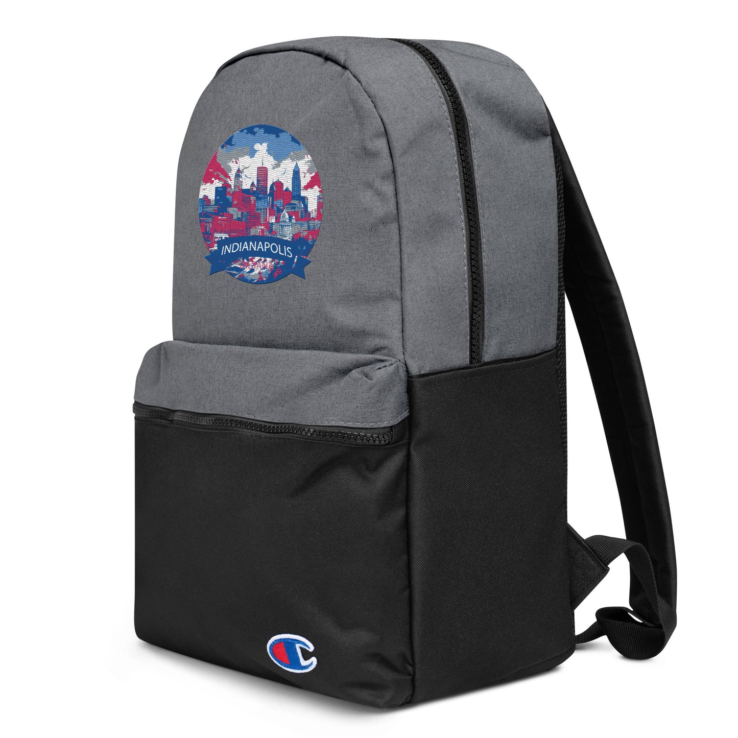 Indianapolis Indiana Souvenir Embroidered Champion Backpack