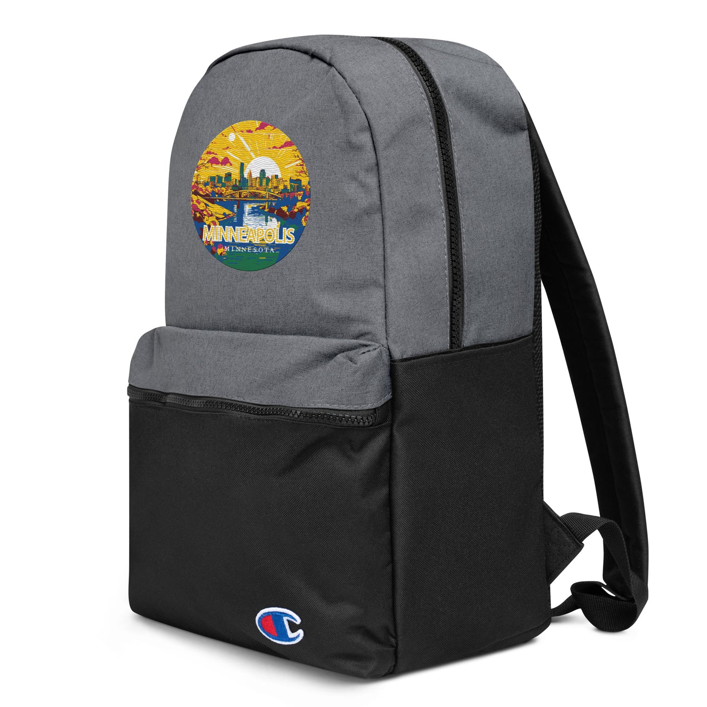 Minneapolis Minnesota Souvenir Embroidered Champion Backpack