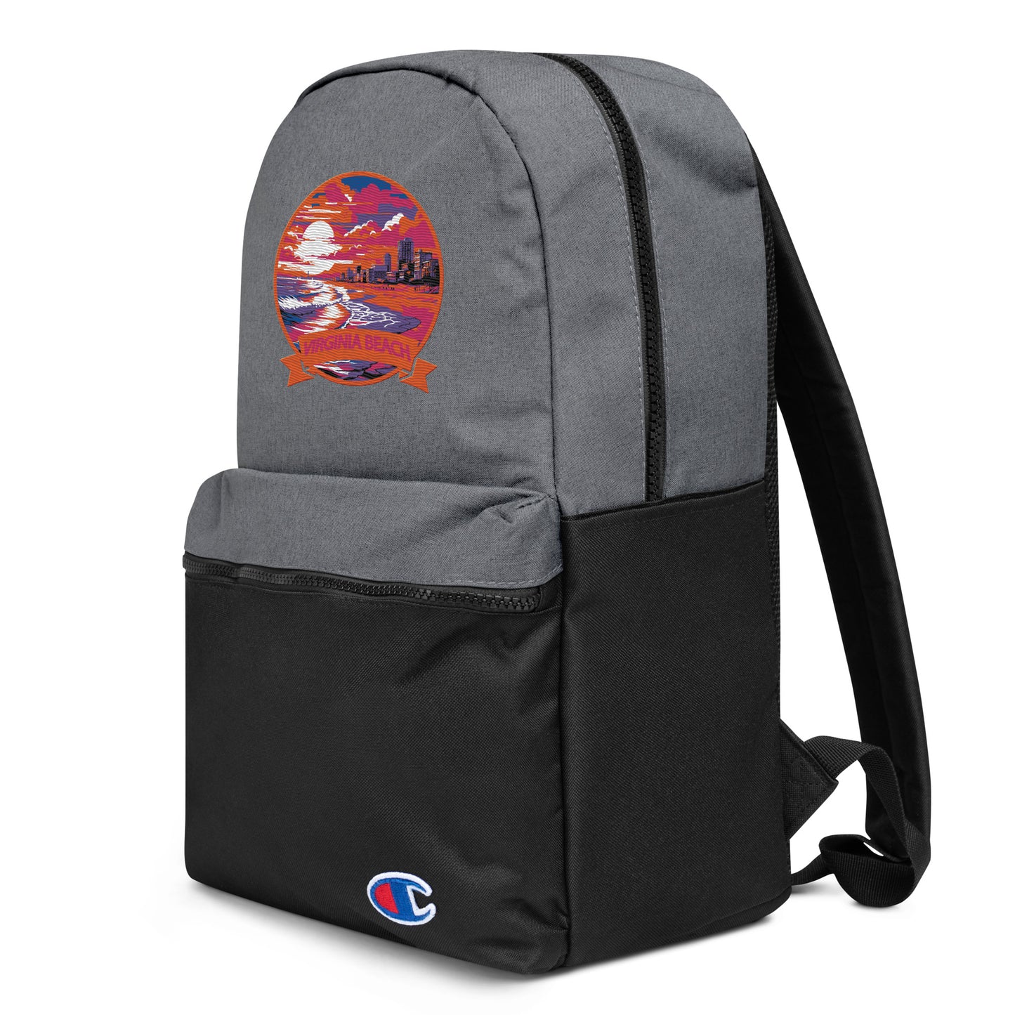 Virginia Beach Virginia Souvenir Embroidered Champion Backpack