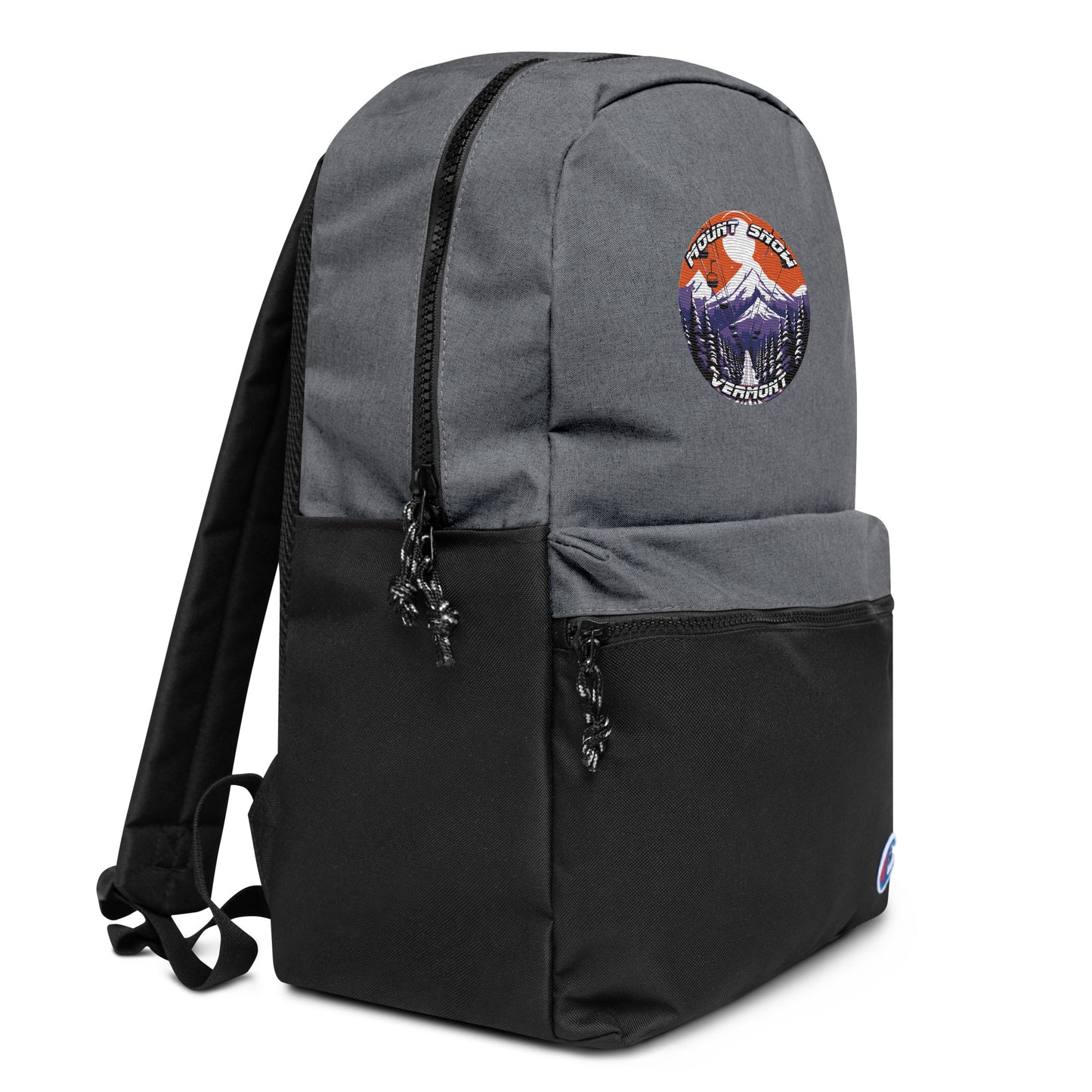 Mount Snow Vermont Souvenir Embroidered Champion Backpack