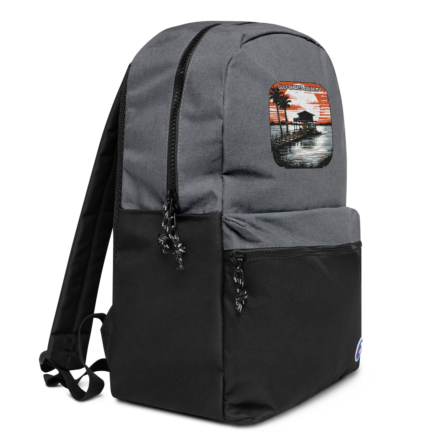 EGulf Shores Alabama Souvenir mbroidered Champion Backpack