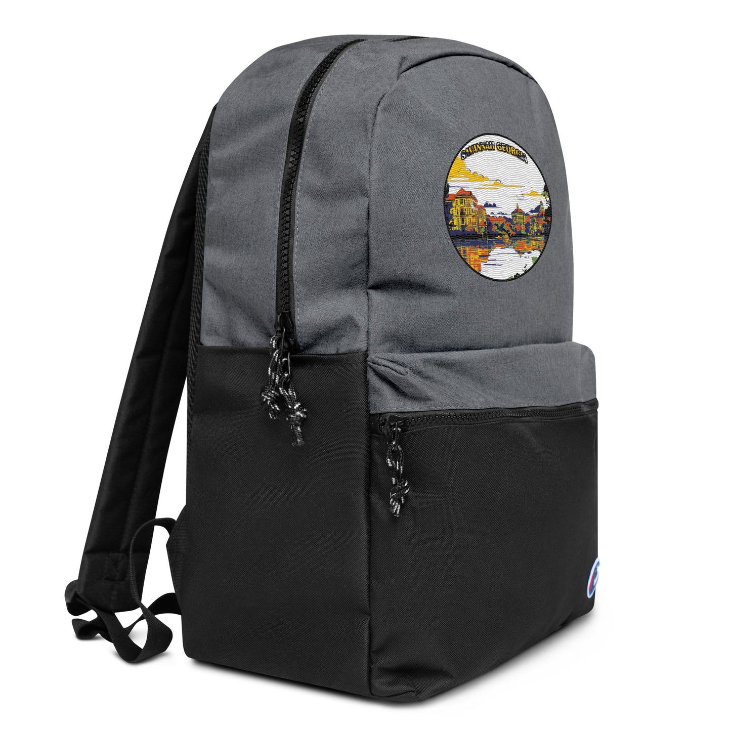 Savannah Georgia Souvenir Embroidered Champion Backpack