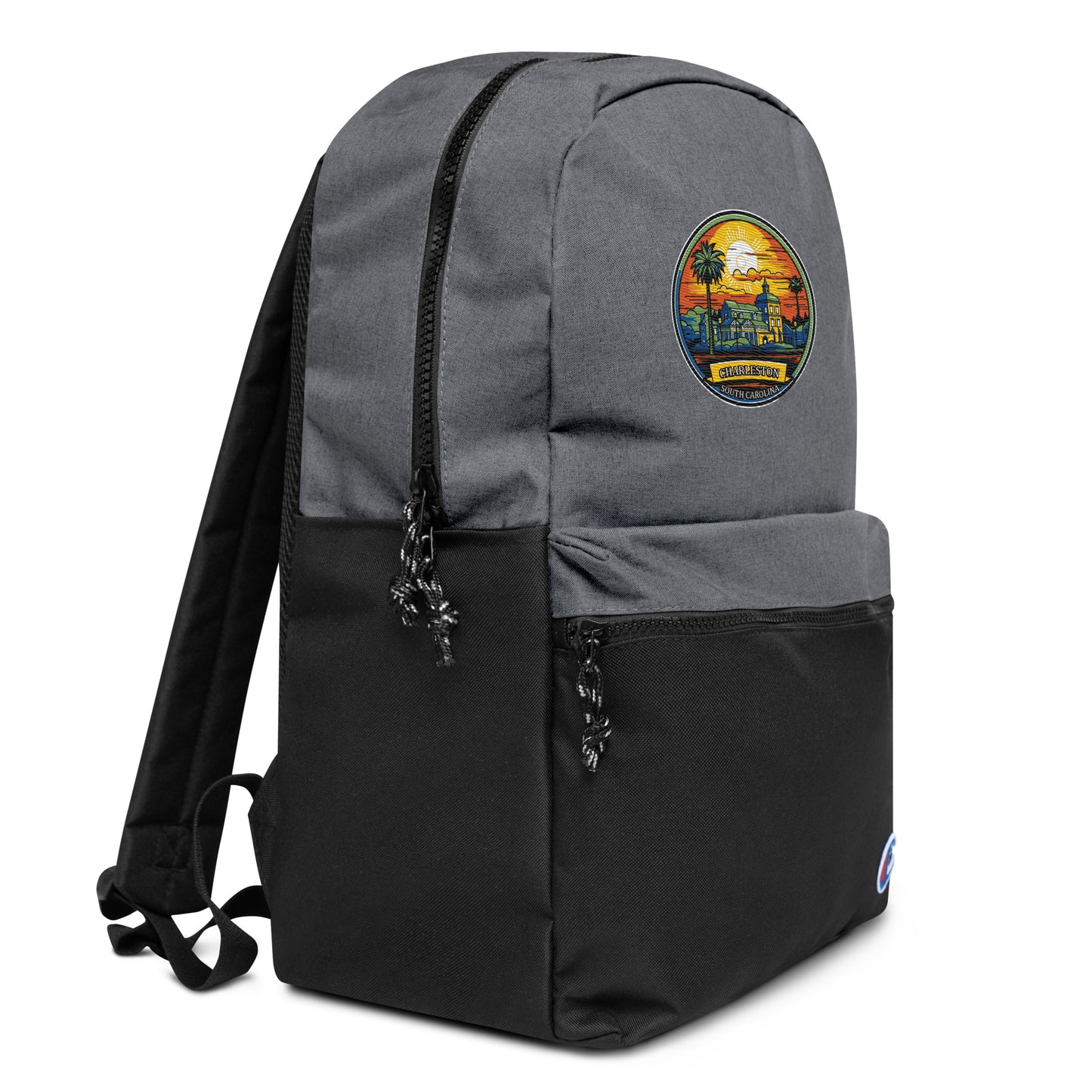 Charleston South Carolina Souvenir Embroidered Champion Backpack