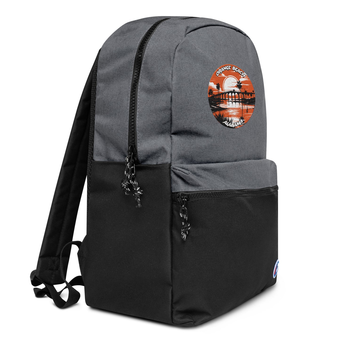 Orange Beach Alabama Souvenir Embroidered Champion Backpack