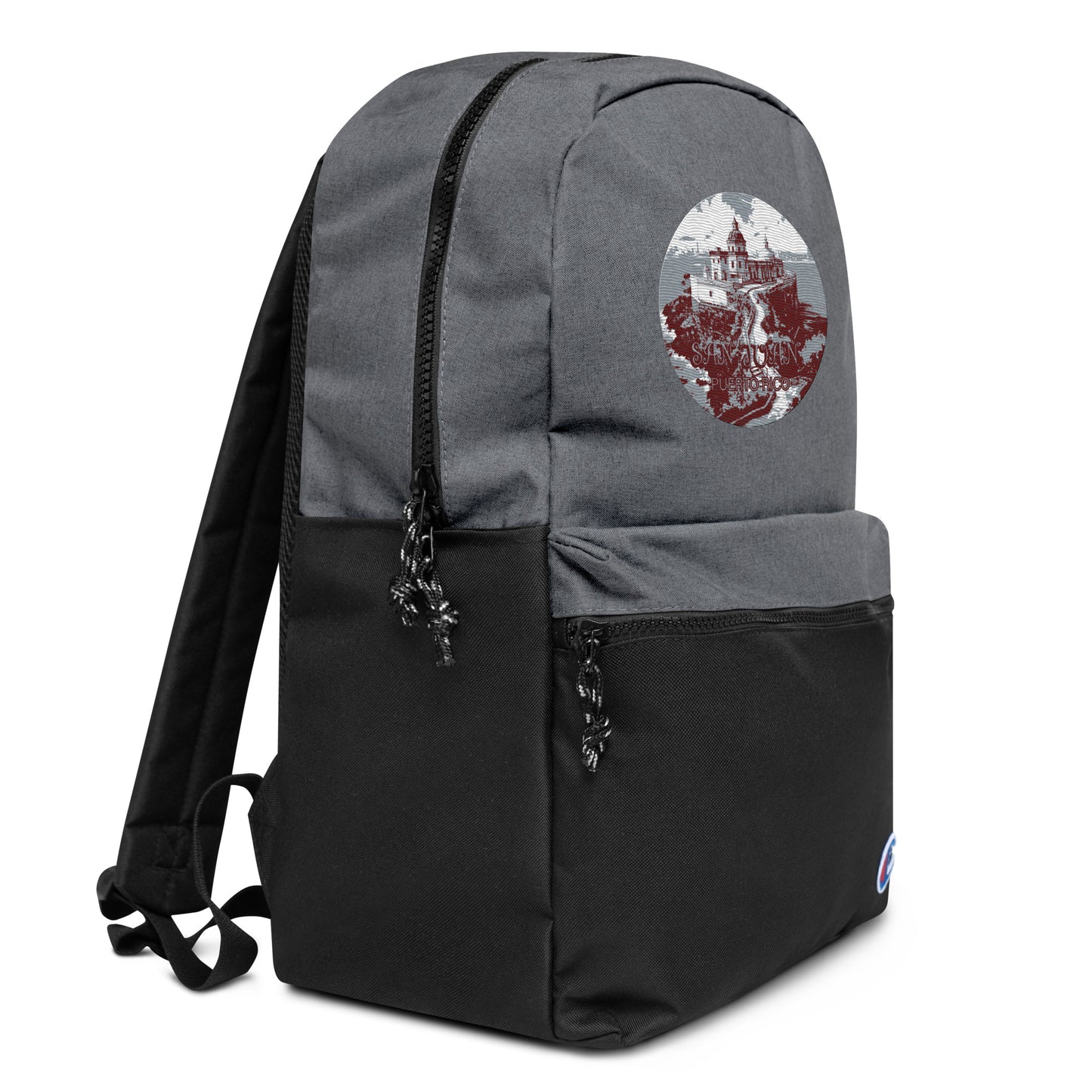 San Juan Puerto Rico Souvenir Embroidered Champion Backpack