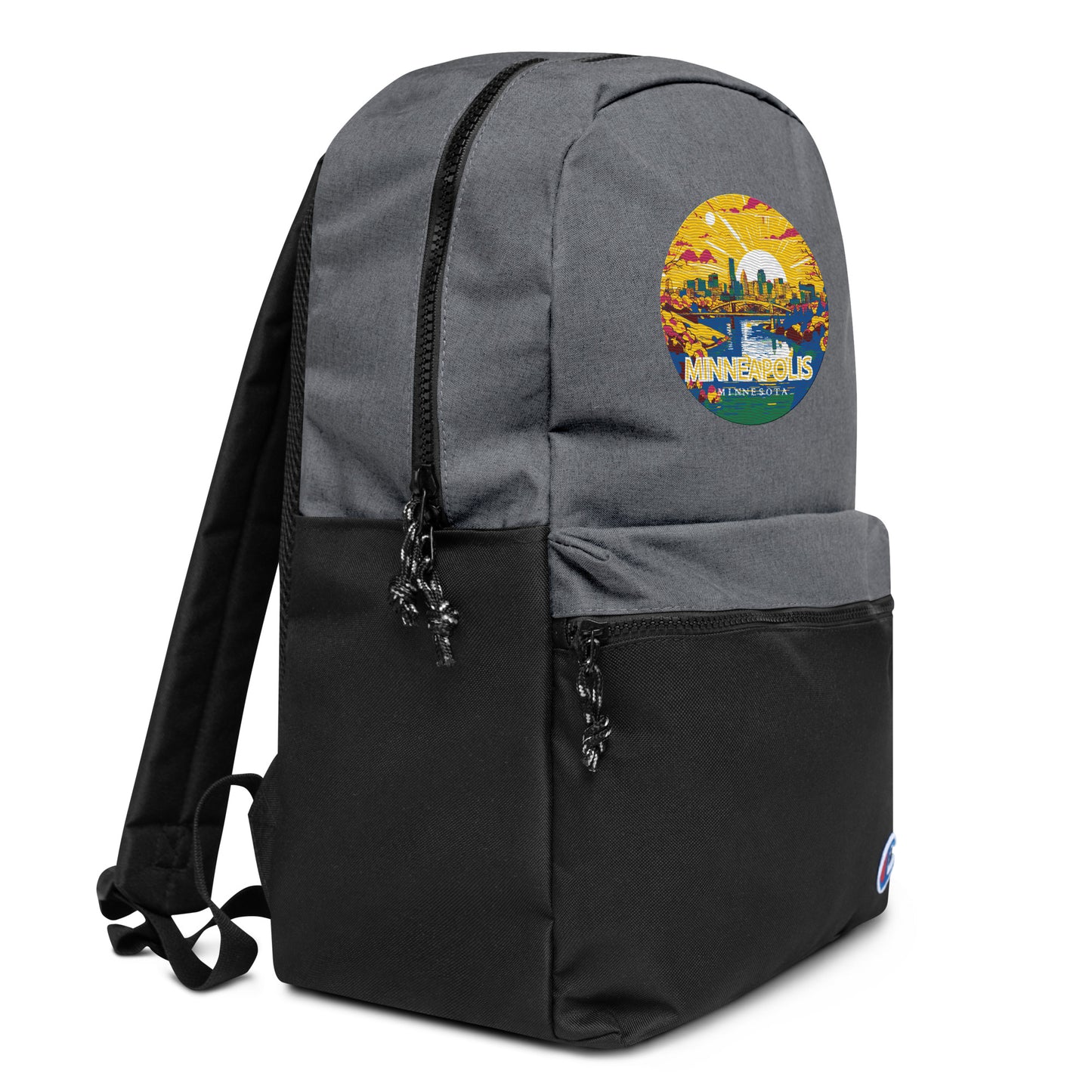 Minneapolis Minnesota Souvenir Embroidered Champion Backpack