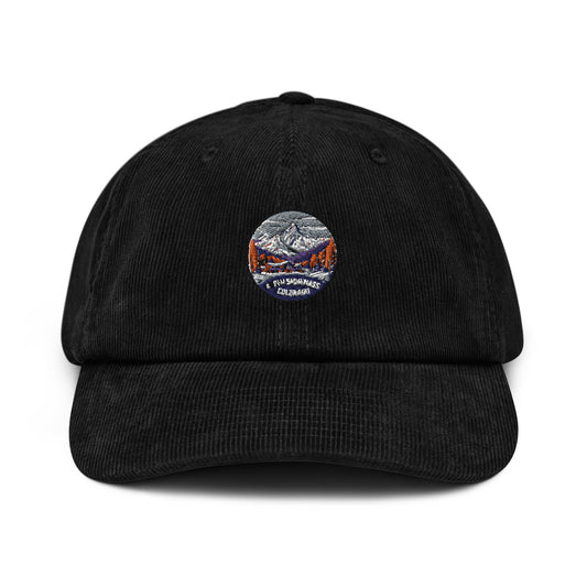 Aspen Snowmass Colorado Souvenir Corduroy hat