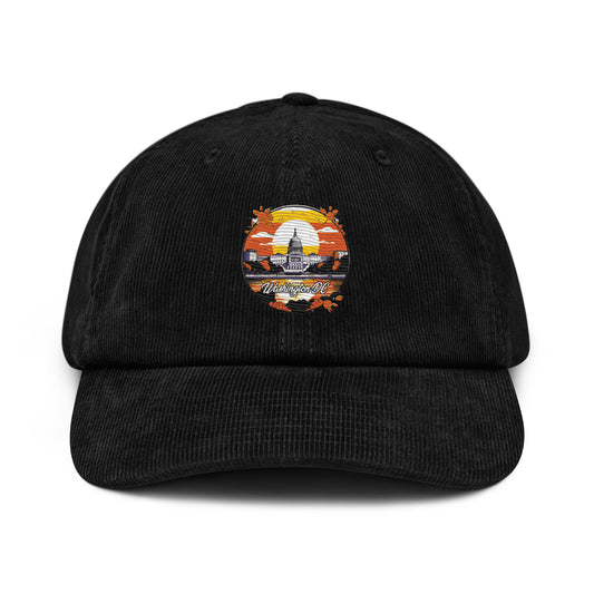 Washington DC Souvenir Corduroy hat