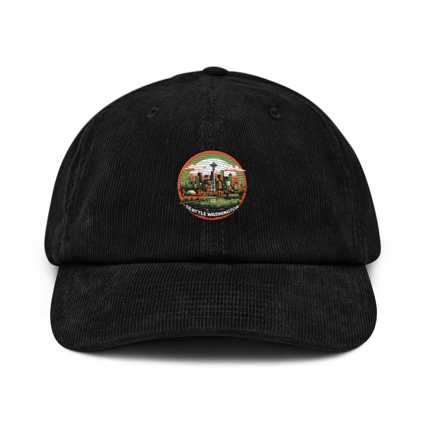 Seattle Washington Souvenir Corduroy hat