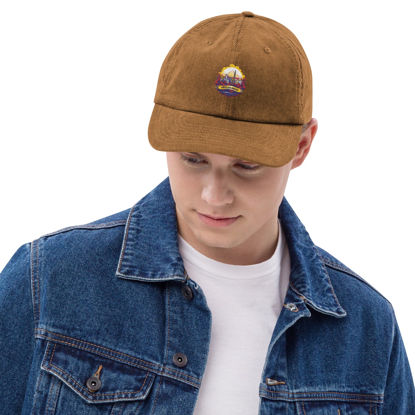 Portland Oregon Souvenir Corduroy hat