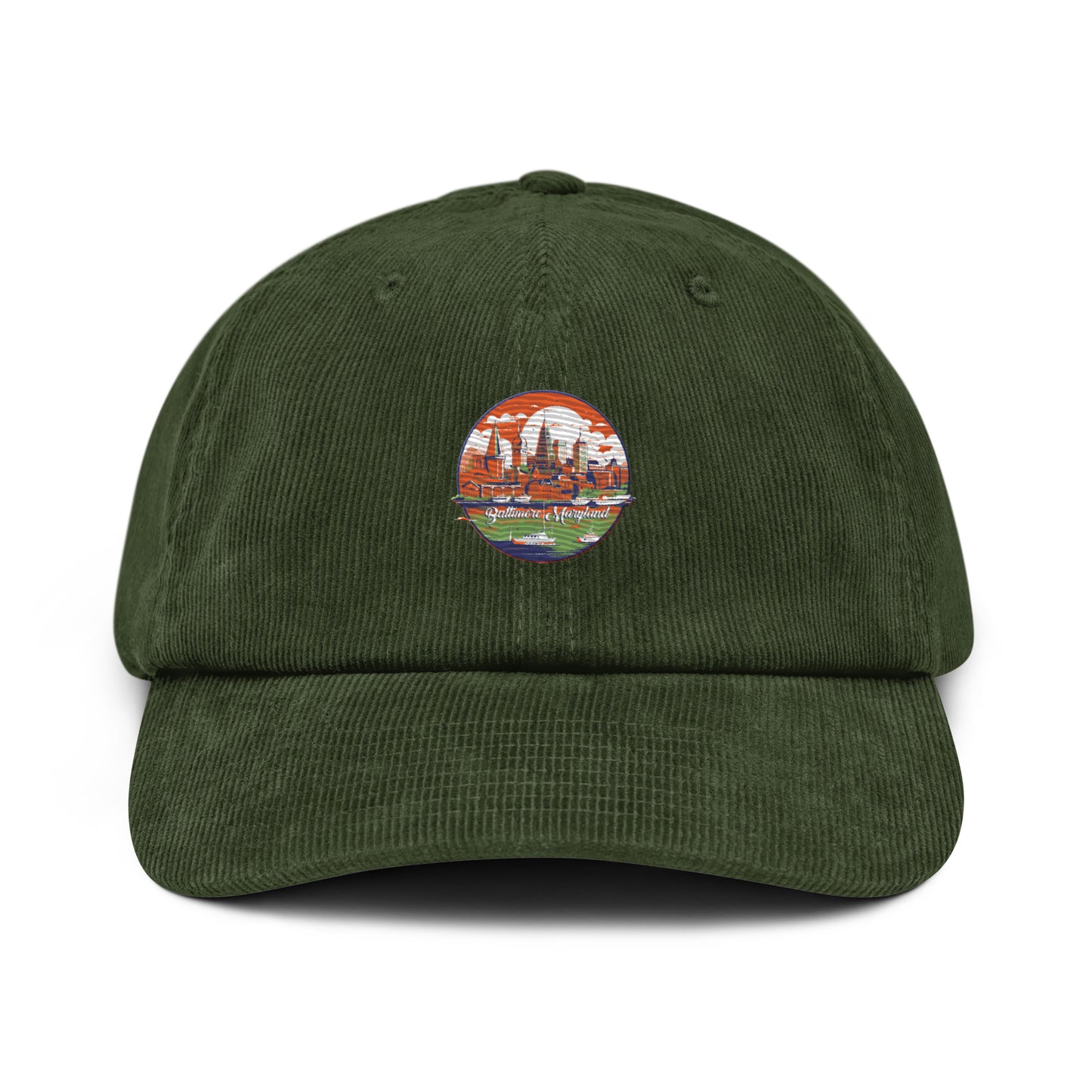 Baltimore Maryland Souvenir Corduroy hat