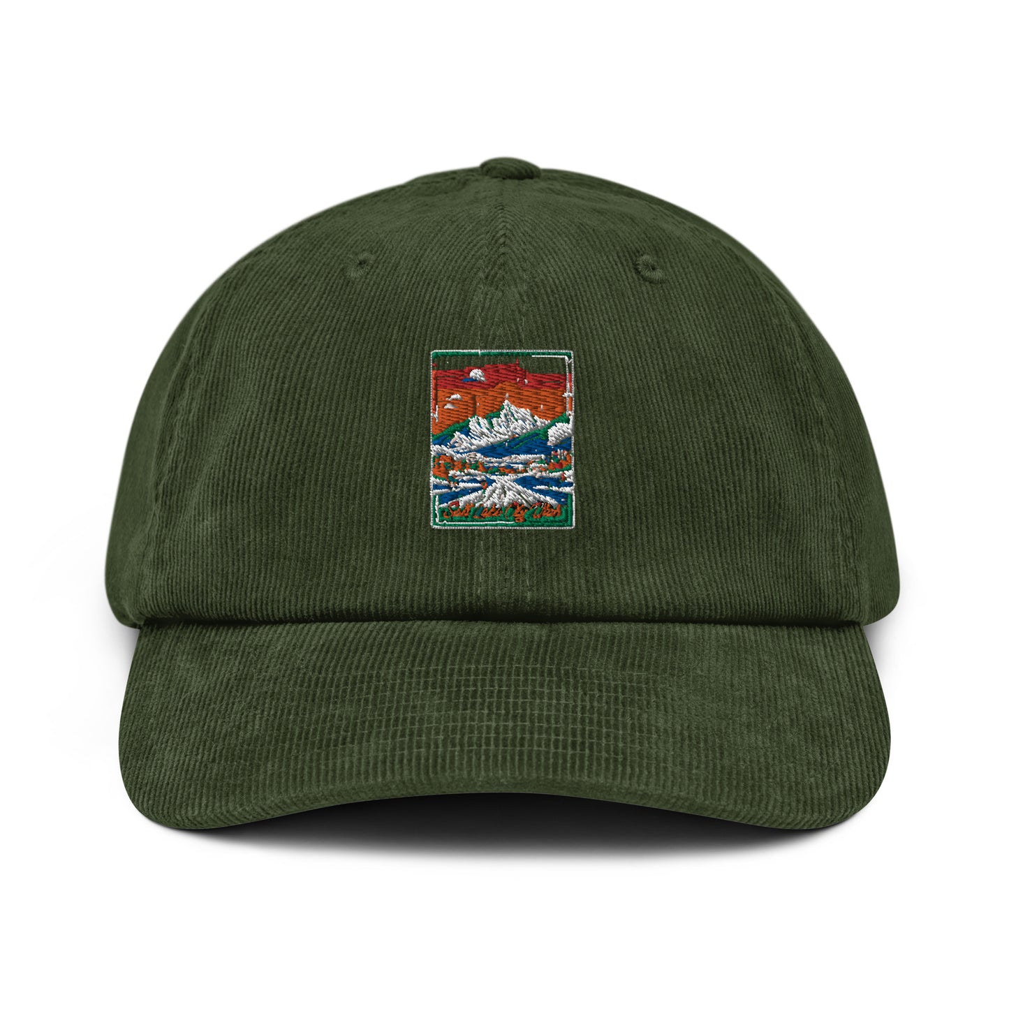 Salt Lake City Utah Souvenir Corduroy hat