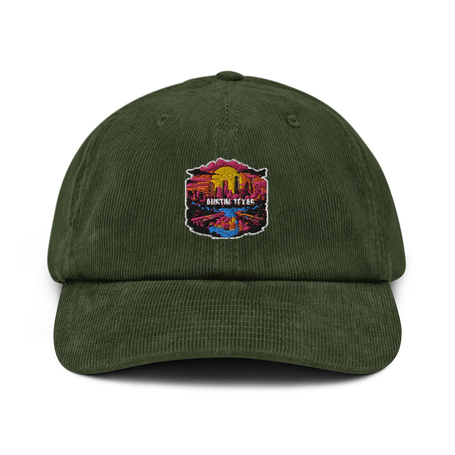 Austin Texas Souvenir Corduroy hat