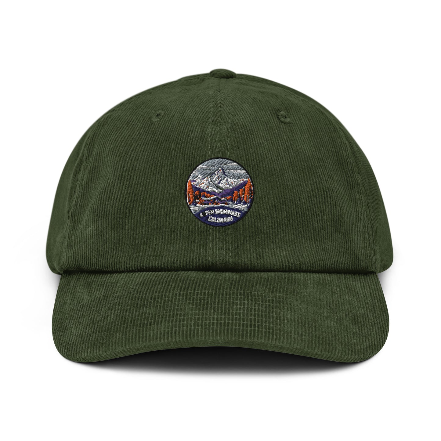 Aspen Snowmass Colorado Souvenir Corduroy hat