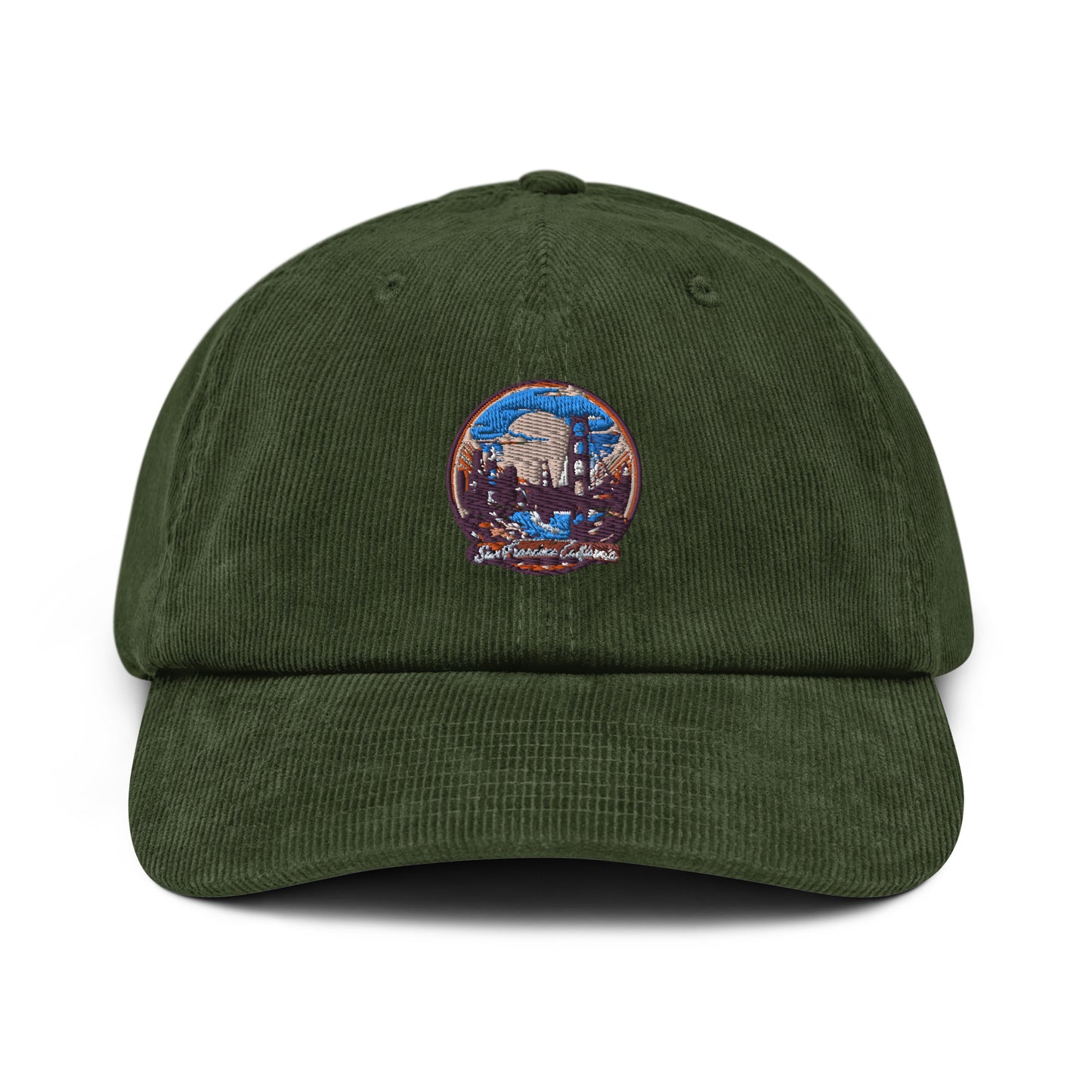 San Francisco California Souvenir Corduroy hat