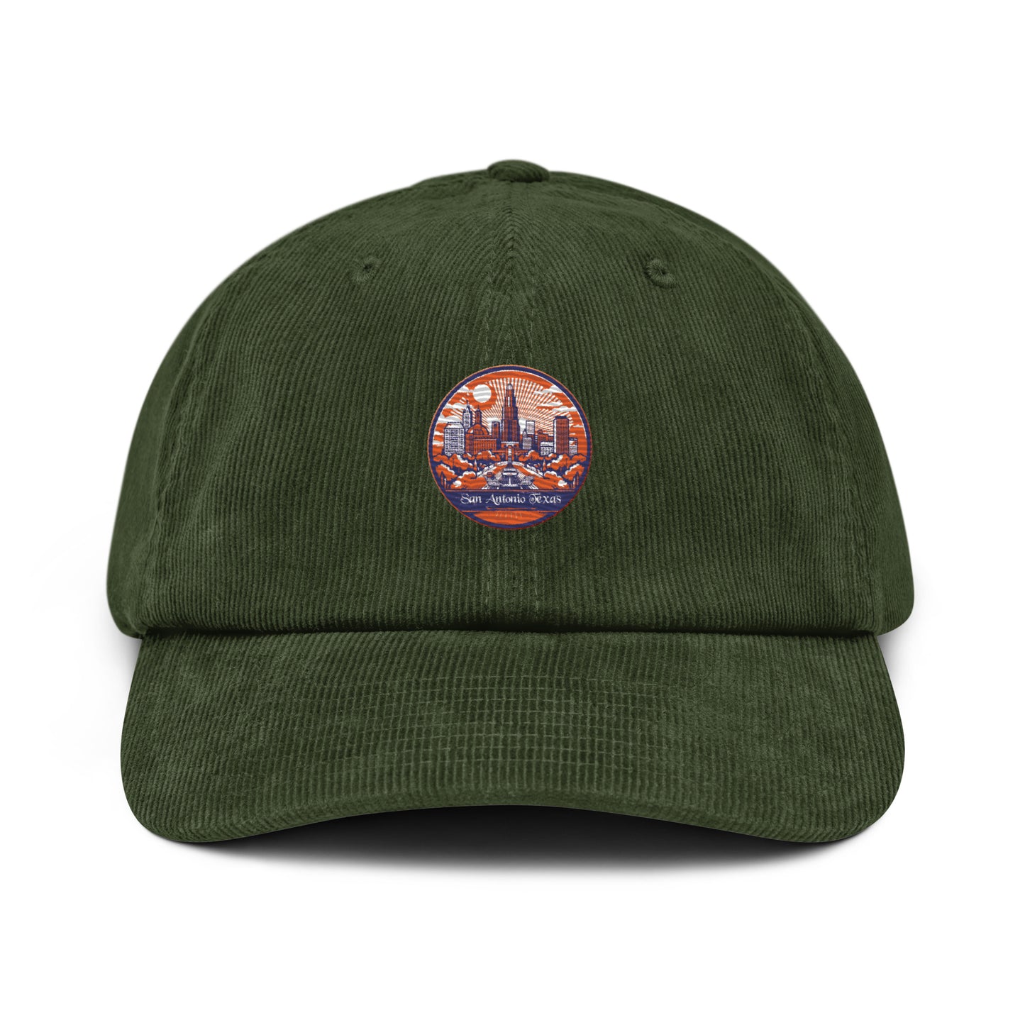 San Antonio Texas Souvenir Corduroy hat