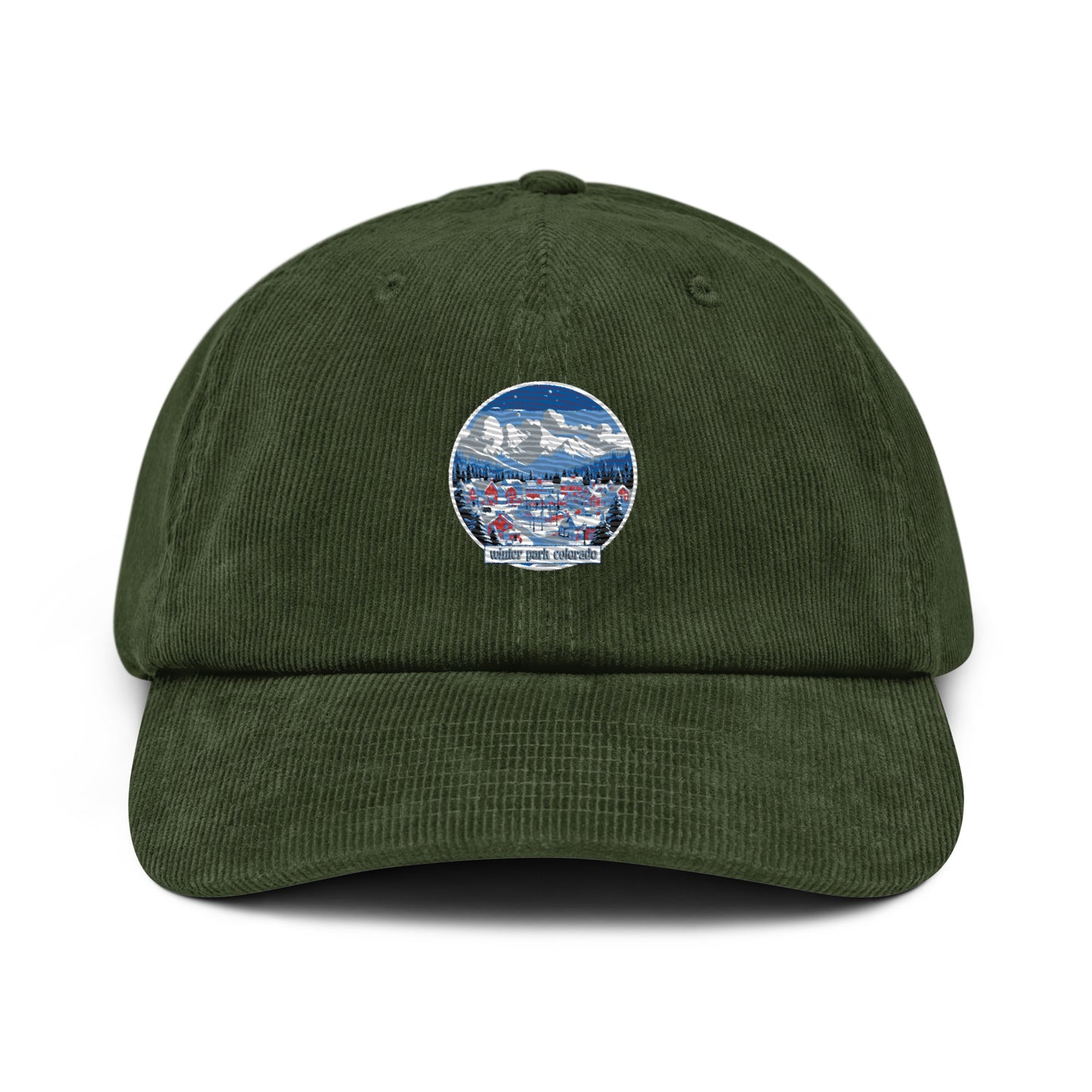 Winter Park Colorado Souvenir Corduroy hat