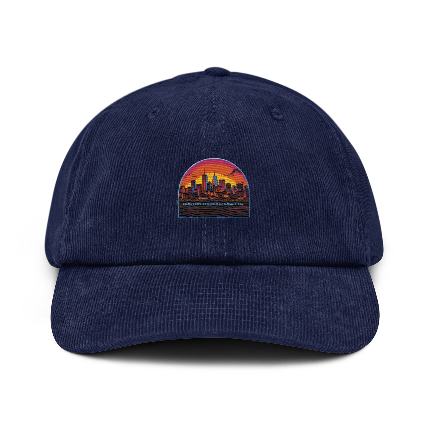 Boston Massachusetts Souvenir Corduroy hat