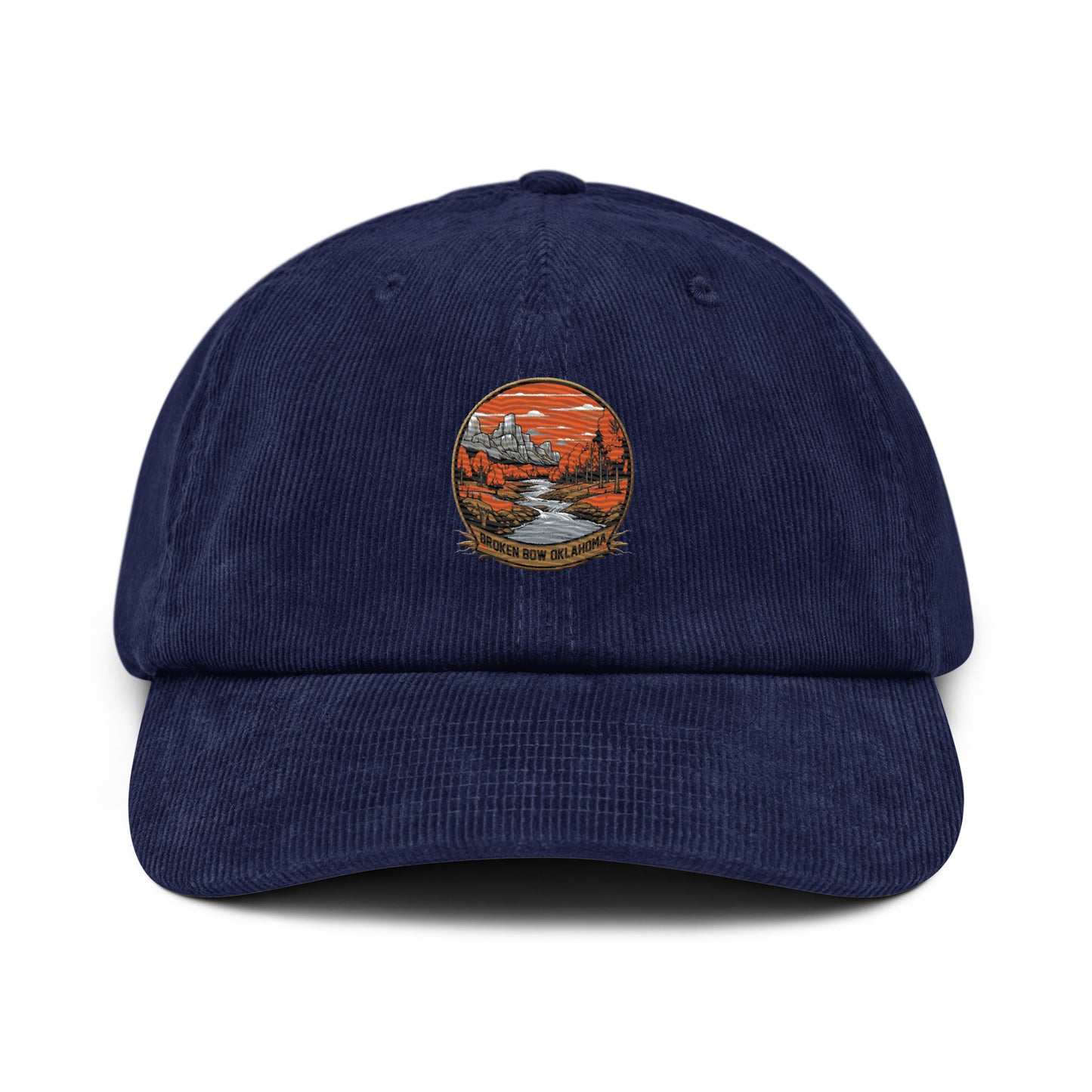 Broken Bow Oklahoma Souvenir Corduroy hat