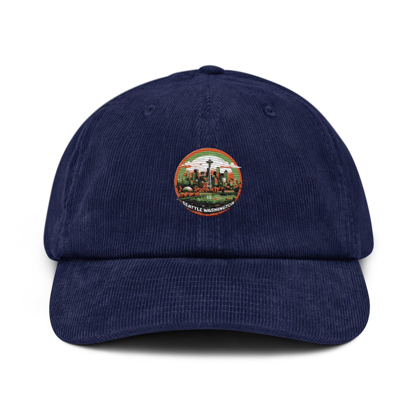 Seattle Washington Souvenir Corduroy hat