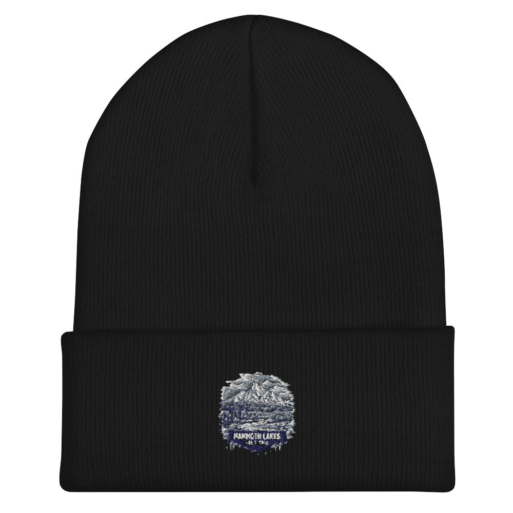 Mammoth Lakes California Souvenir Cuffed Beanie